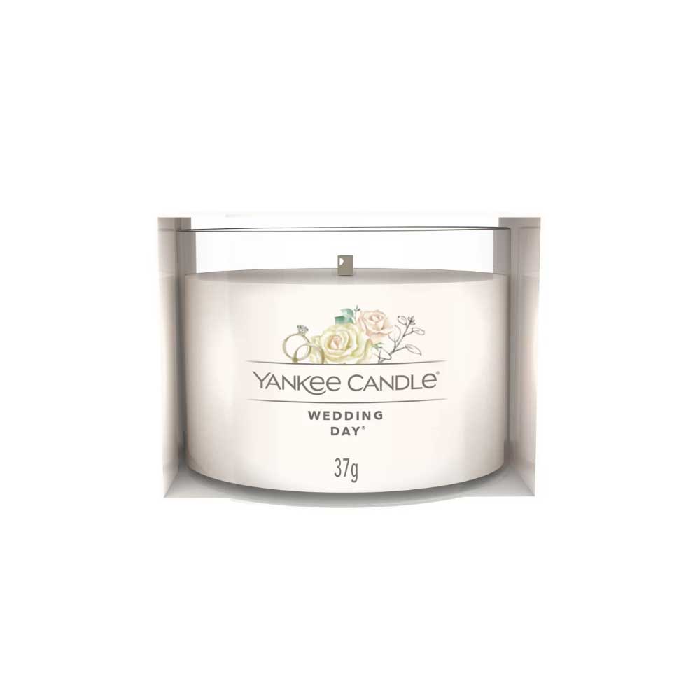 CANDELA VOTIVE IN VETRO SINGOLA WEDDING DAY