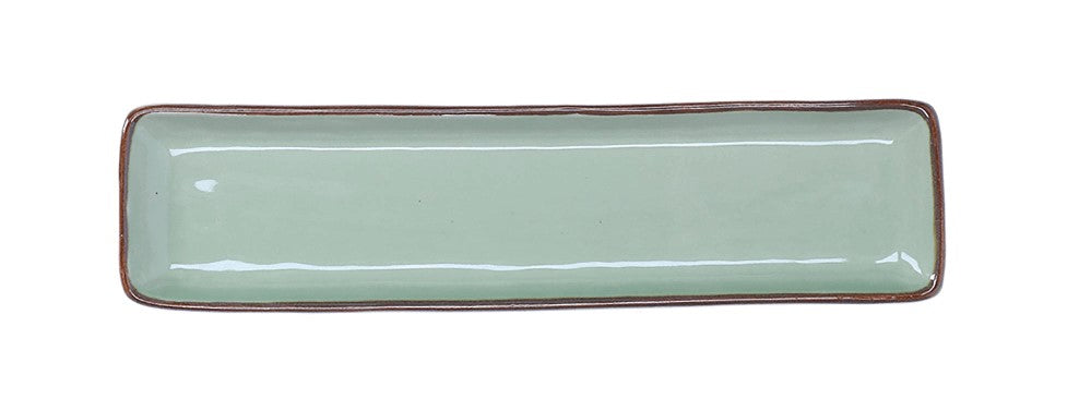 VASSOIO RETTANGOLARE 32 X 8 X H 2,5 CM LINEA ”CONCERTO” TÈ VERDE