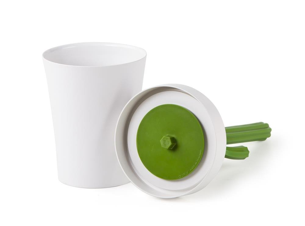 CESTINO CACTRASH CACTUS BIANCO QUALY