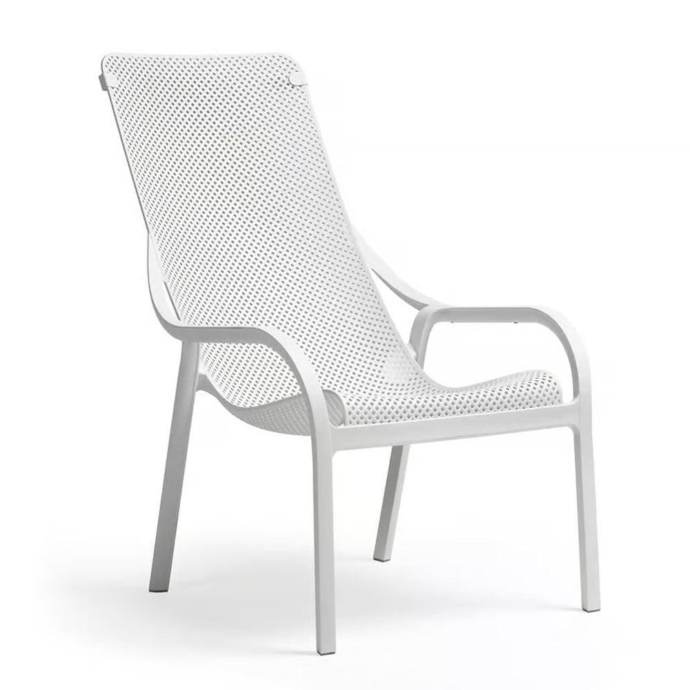 POLTRONA DA GIARDINO NET LOUNGE BIANCO
