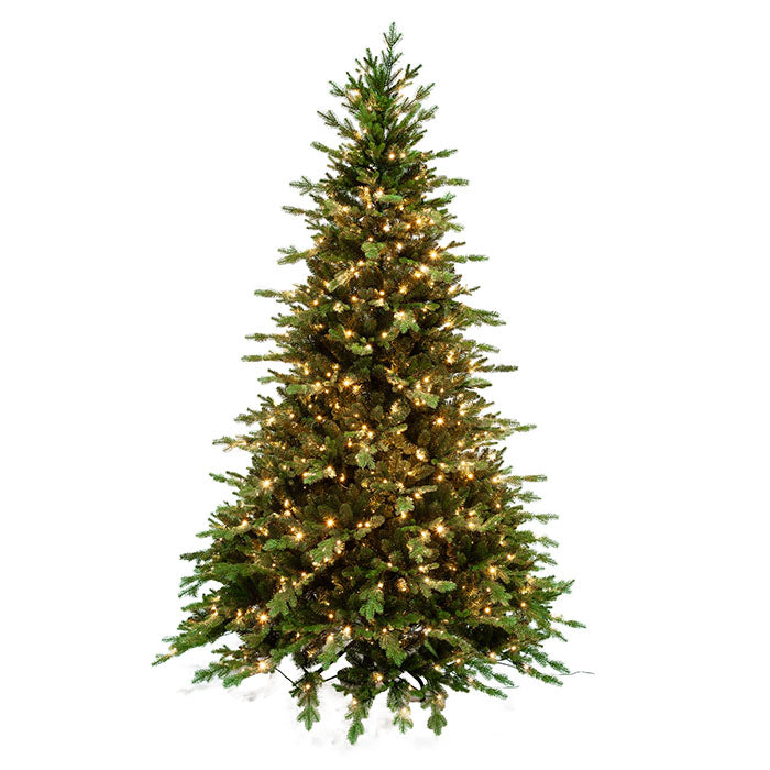 ALBERO DI NATALE CON LED, BRIDGE MOUNTAIN, 270CM, VERDE