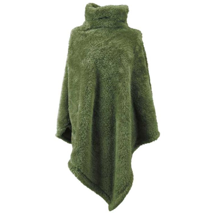 PONCHO DARA, 80X75CM, VERDE OLIVA