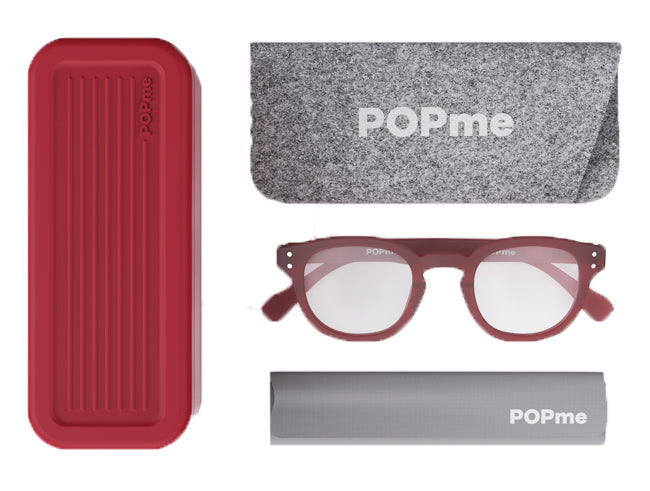 OCCHIALI DA VISTA POPME GLASSES CHERRY RED +3 (DISP.MEDICO)