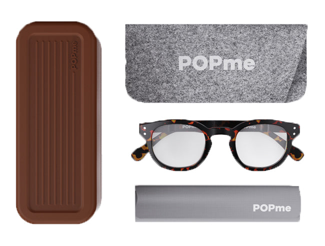OCCHIALI DA VISTA POPME GLASSES TORTOISE +3 (DISP.MEDICO)