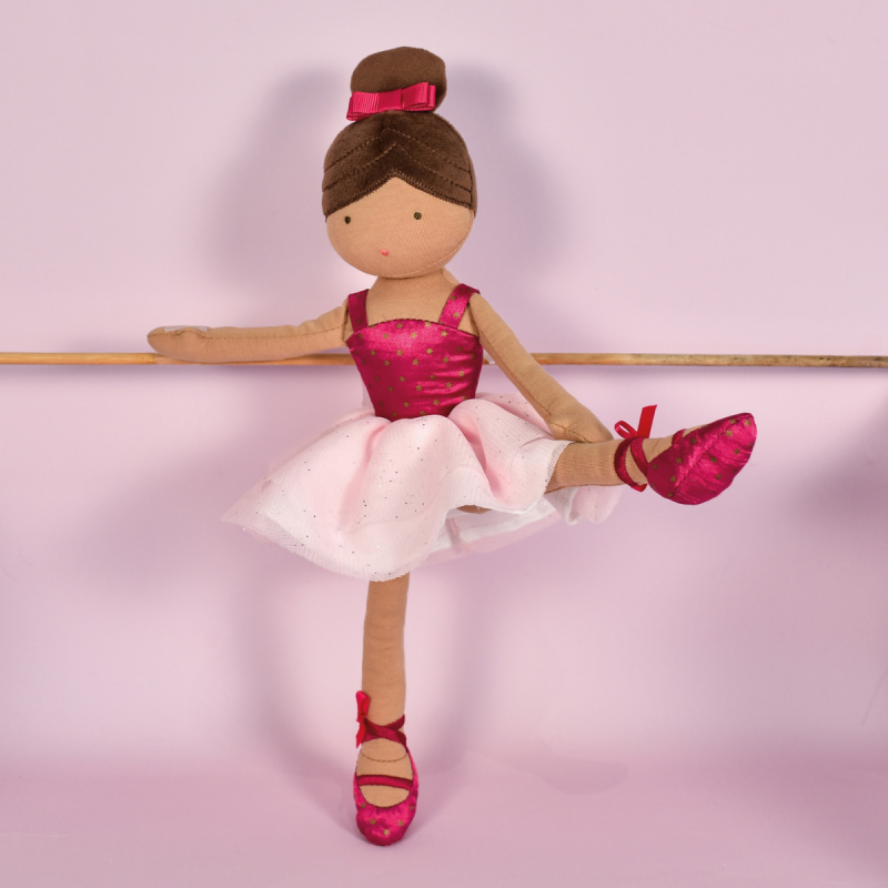BAMBOLA BALLERINA MA PETITE BALLERINE ROSA - ISADORA