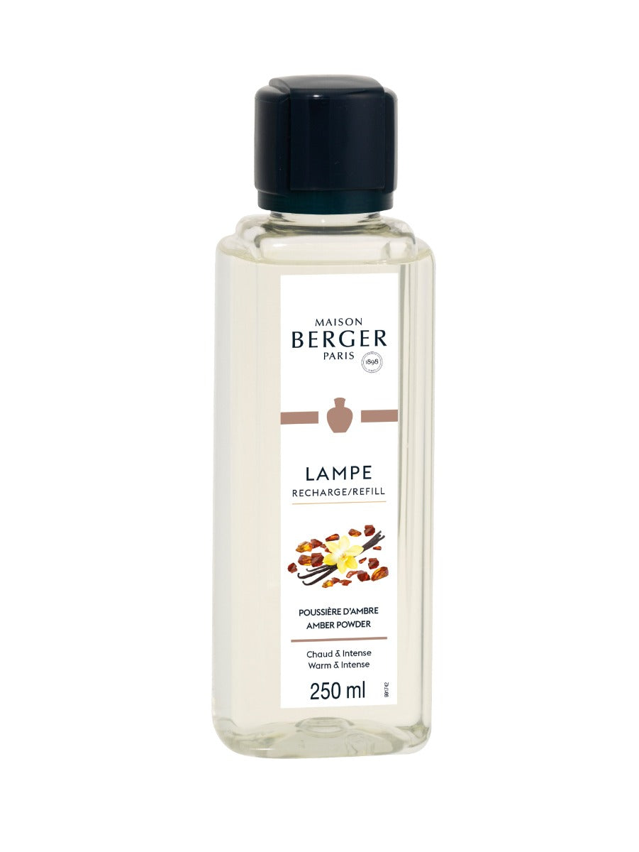 FRAGRANZA PER LAMPADA CATALITICA POUSSIERE D'AMBRE 250ML LAMPE BERGER