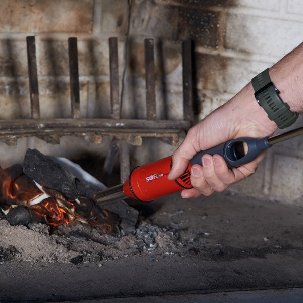SOFFIATORE/ACCENDINO 2 IN 1 SOFLAME PER CAMINETTI STUFE E BARBECUE
