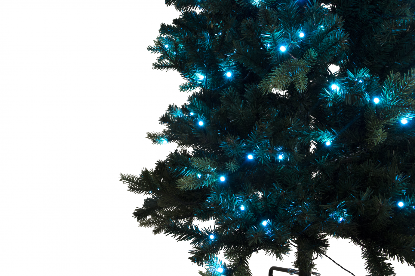 ALBERO DI NATALE TWINKLY 210CM PREILLUMINATO CON 330 LED MULTICOLOR RGB