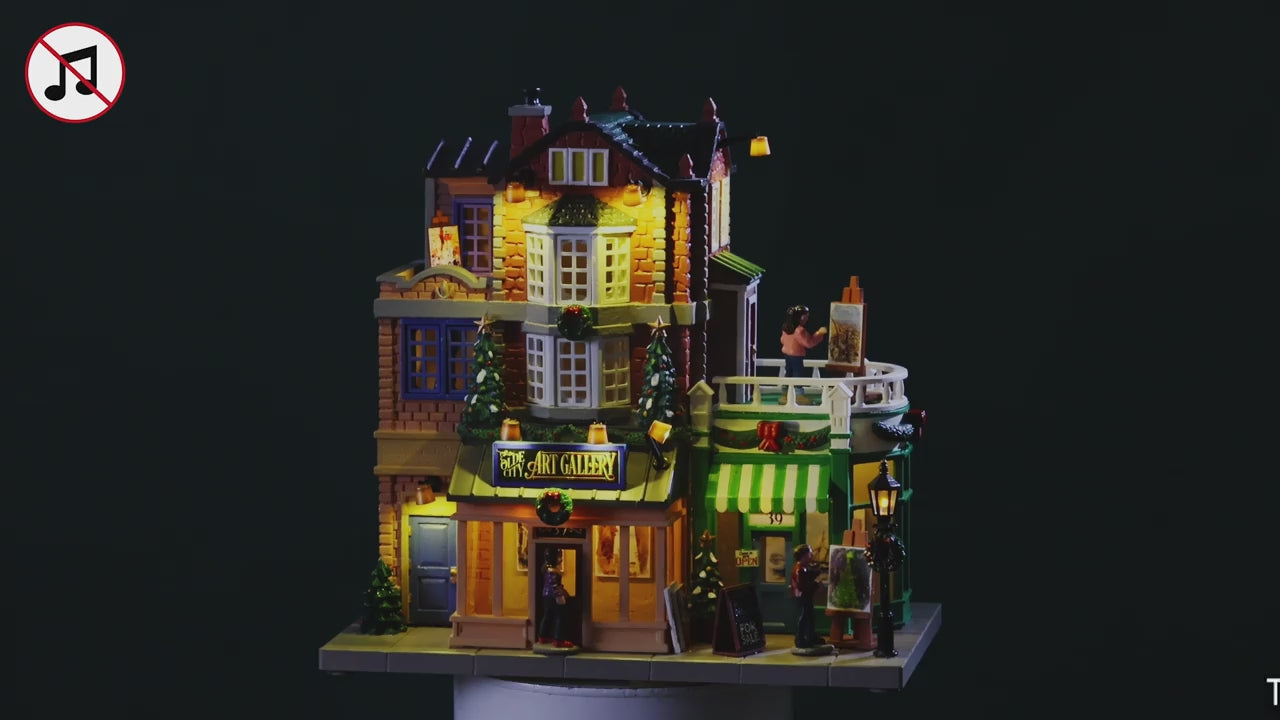 Charger la vidéo : Olde City Art Gallery - LEMAX COD. 65527