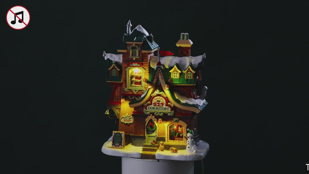Carica video: Santa's Elf Dormitory - LEMAX COD. 65533