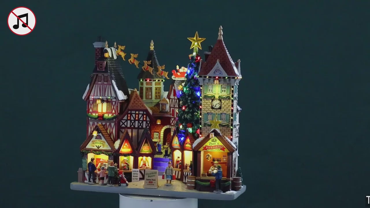 Charger la vidéo : Christkindl Square - LEMAX COD. 55319