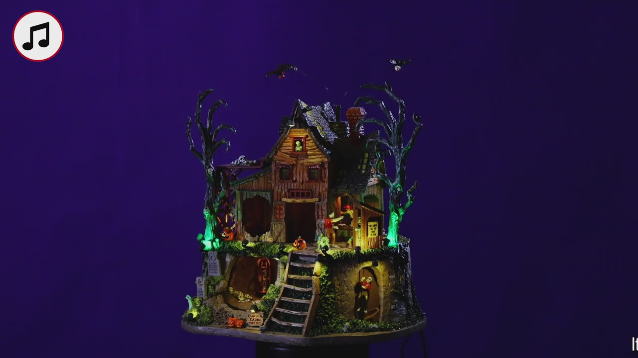 Carica video: The Cursed Cabin - LEMAX COD. 65511 adattatore (4.5 V) incluso