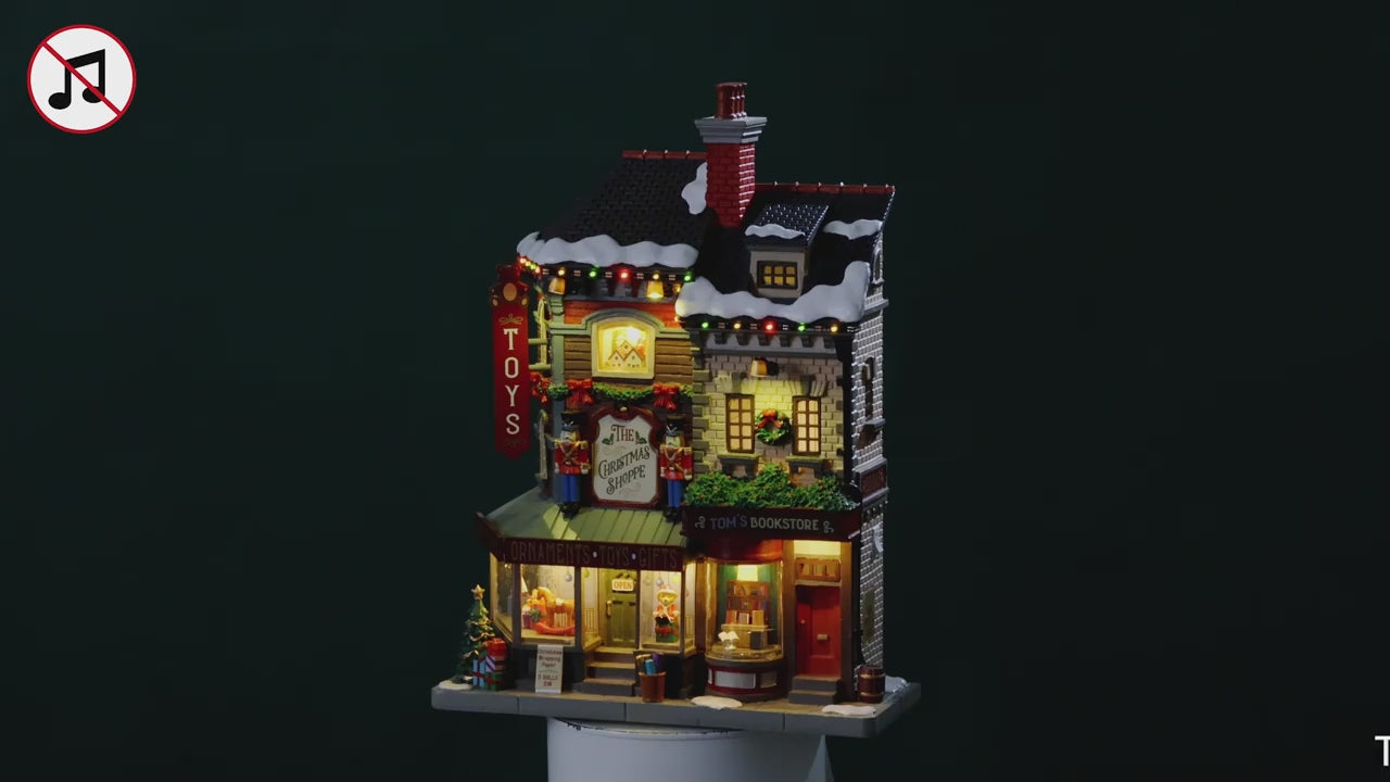 Carica video: The Christmas Shoppe - LEMAX COD. 65568