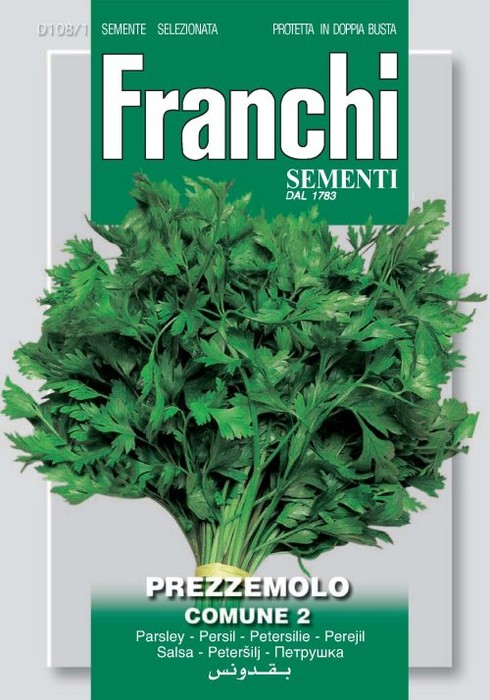 BUSTINA SEMI DI PREZZEMOLO COMUNE N.2
