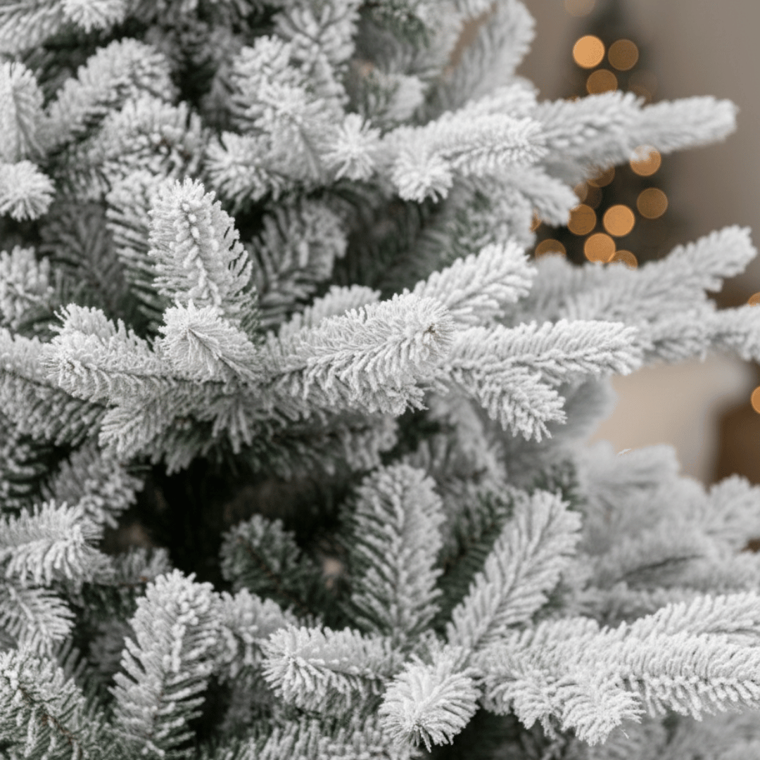 Albero di Natale Abete Maiorca 240 cm Floccato