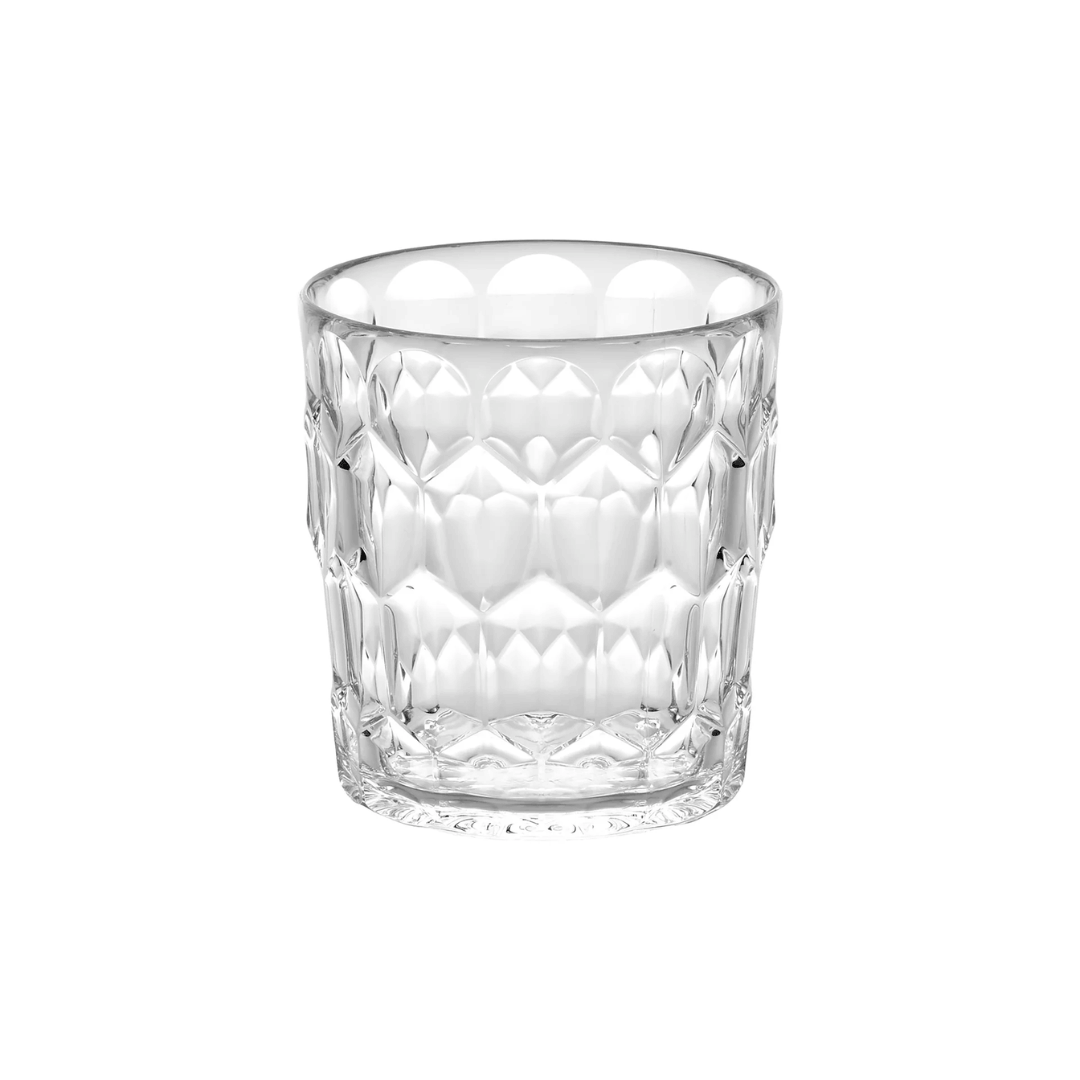 BICCHIERE BASSO "VANITY" DECORO N°3 TRASPARENTE