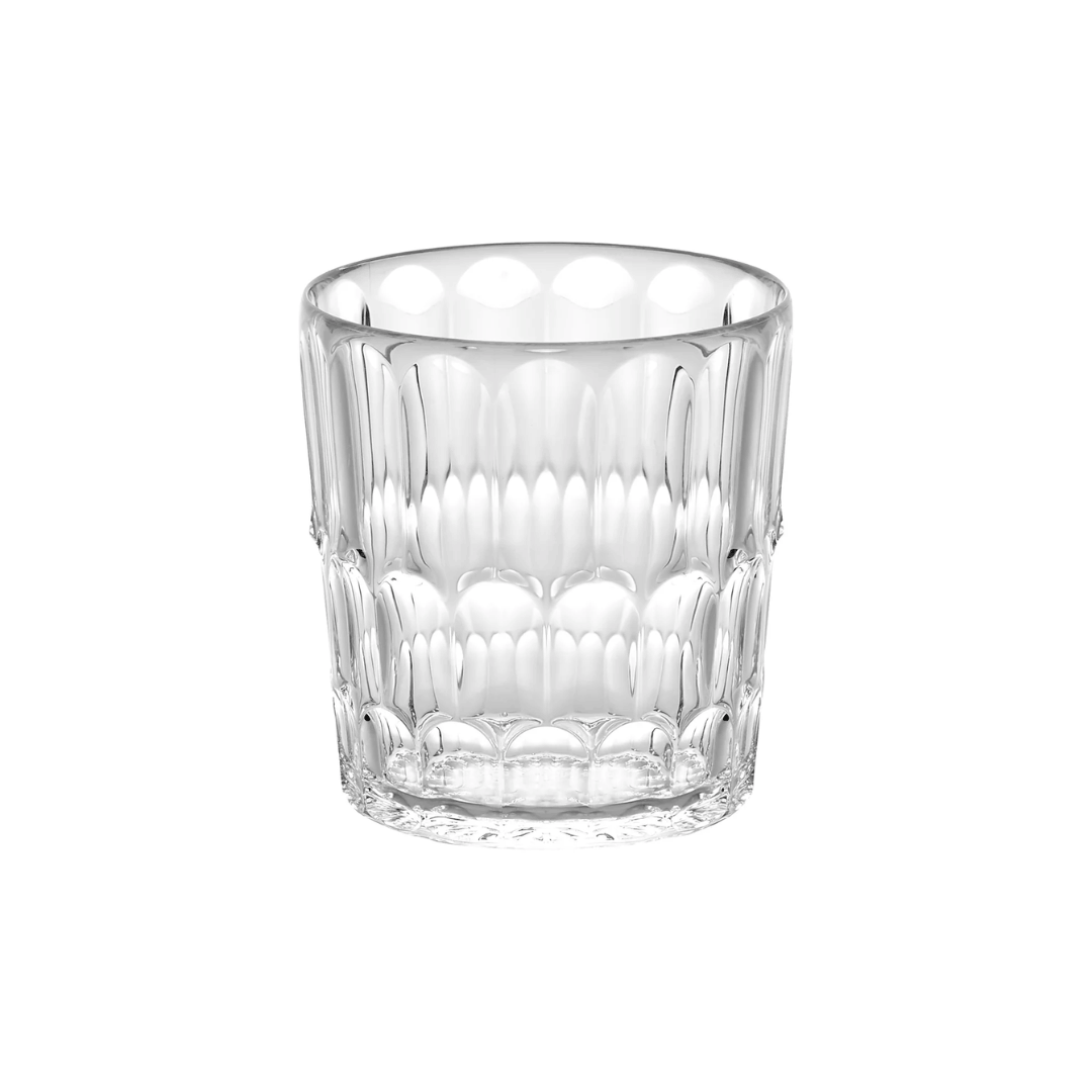 BICCHIERE BASSO "VANITY" DECORO N°2 TRASPARENTE