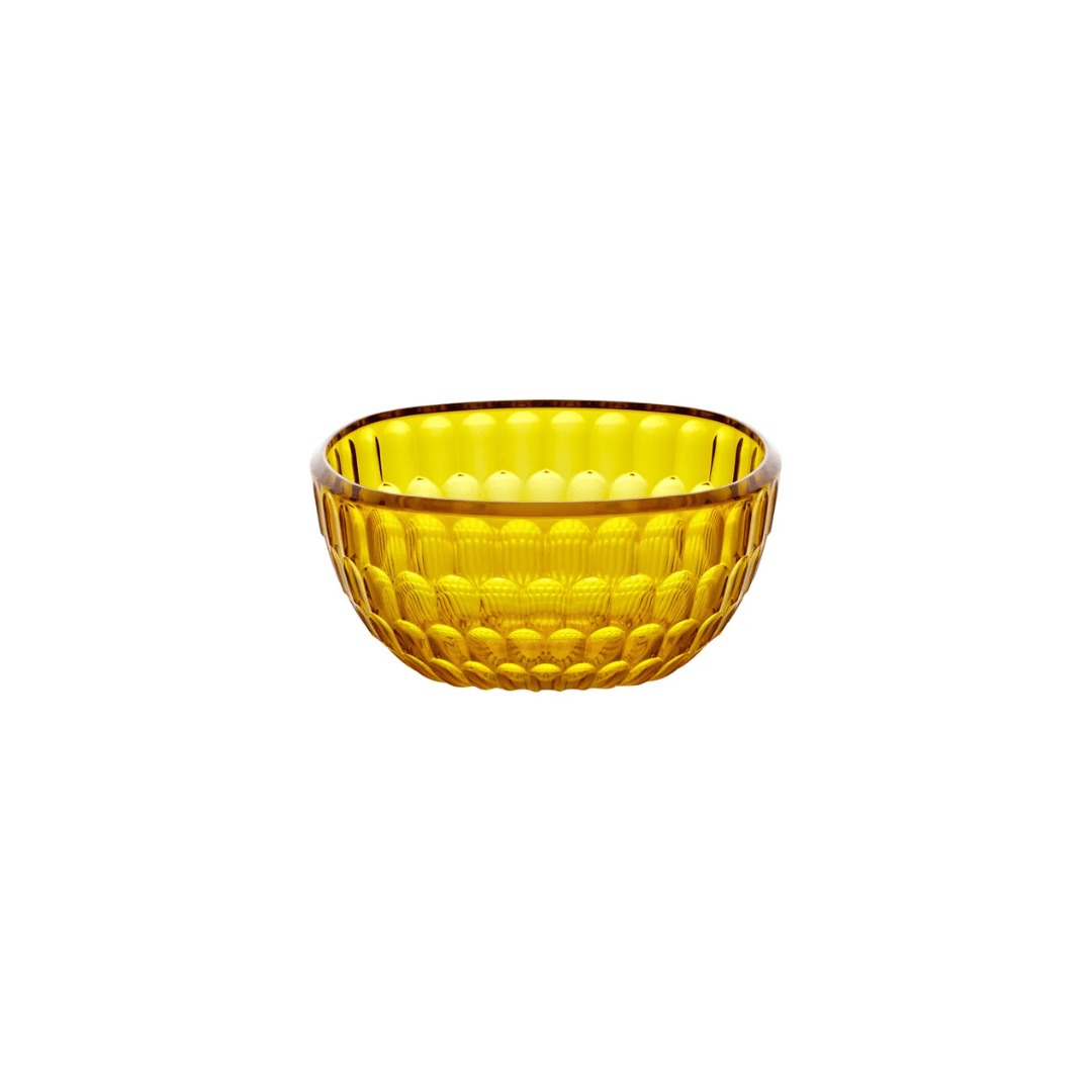 CONTENITORE Ø12CM "VANITY" GIALLO