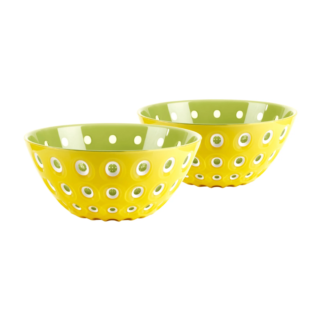 SET 2 CIOTOLE ⌀12CM "LE MURRINE" GIALLE