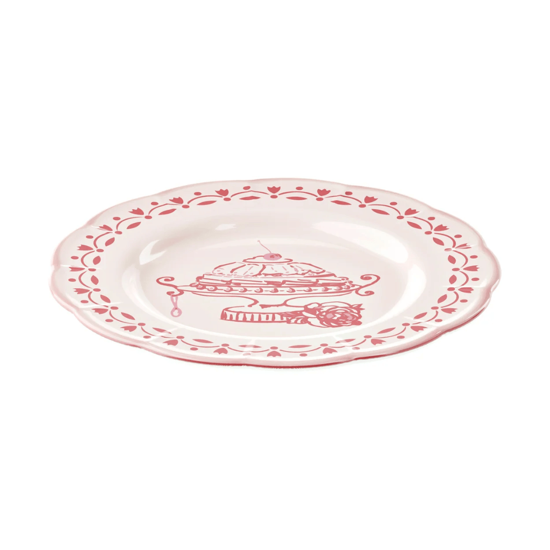 PIATTO DESSERT "JOSEPHINE" ROSA