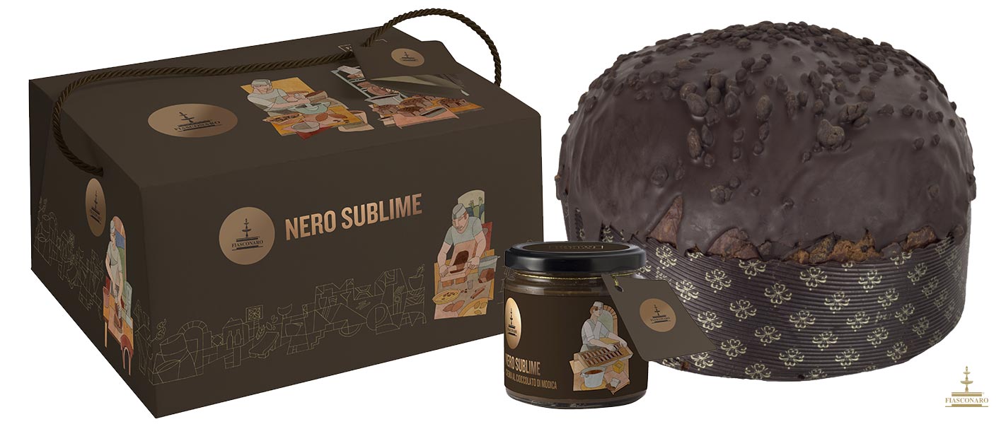 PANETTONE ARTIGIANALE NERO SUBLIME 1KG