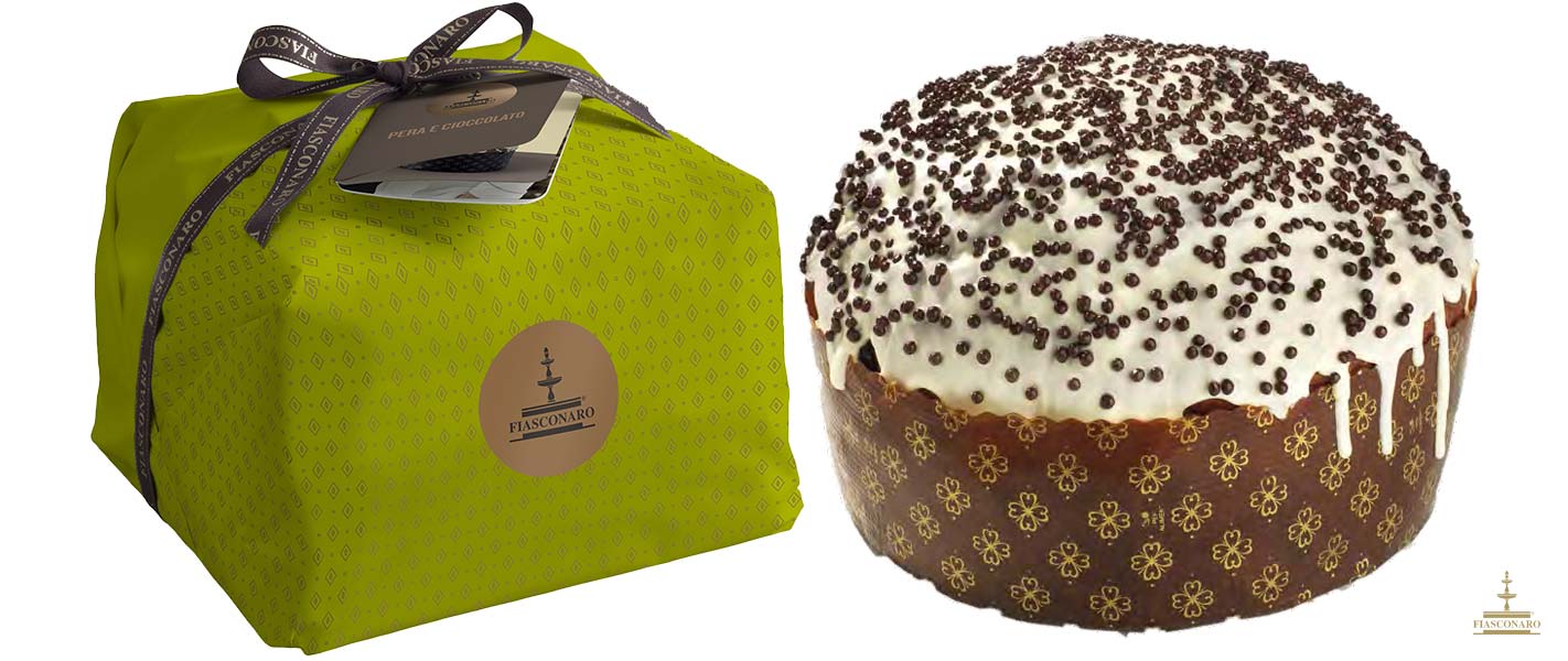 PANETTONE ARTIGIANALE PERE E CIOCCOLATO 1KG