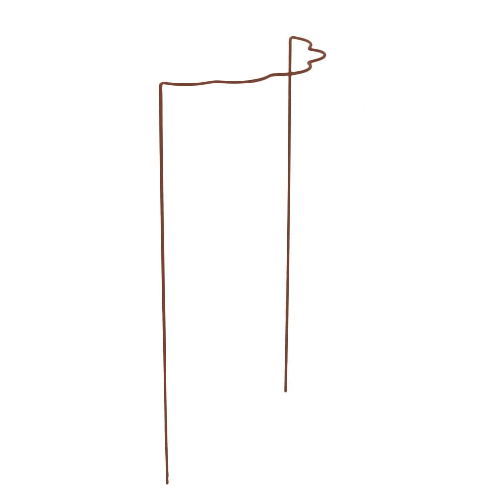 SOSTEGNO ONDULATO PER PIANTE 100X40CM MARRONE RUGGINE