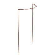 SOSTEGNO ONDULATO PER PIANTE 70X40CM MARRONE RUGGINE