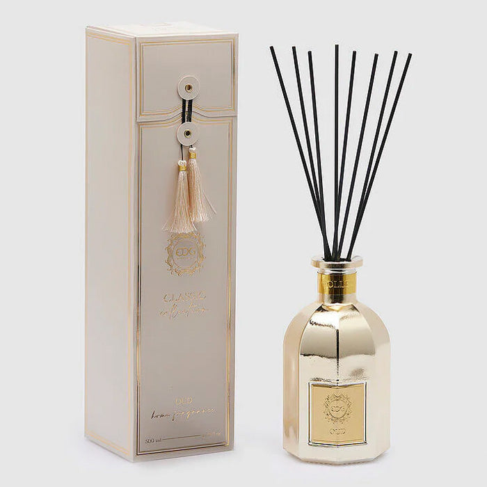 PROFUMATORE IN BOTTIGLIA CON BASTONCINI CLASSIC Ø8,5XH16CM 500ML FRAGRANZA OUD