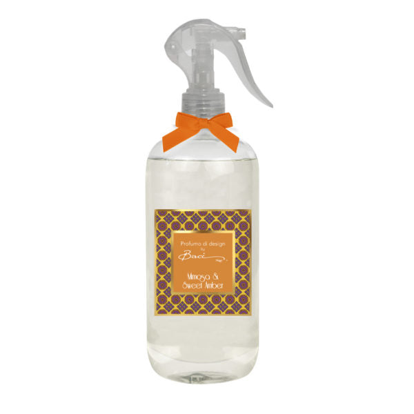 PROFUMO SPRAY AMBIENTE 500ML - MIMOSA & SWEET AMBER