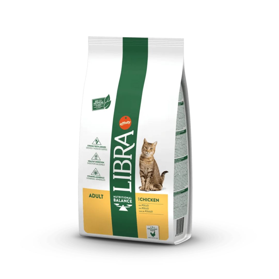CROCCHETTE GATTO LIBRA CAT ADULT 8KG CON POLLO
