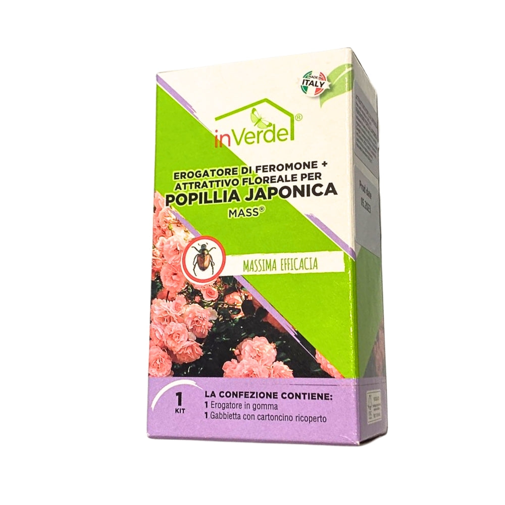 EROGATORE DI FEROMONE + ATTRATTIVO FLOREALE PER POPILLIA JAPONICA