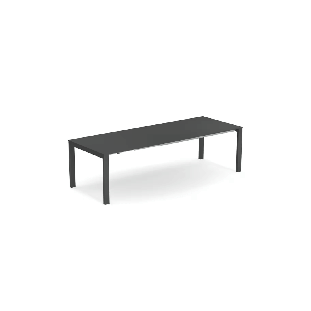 TAVOLO ROUND ALLUNGABILE 6+4 POSTI - GRIGIO FERRO ANTICO