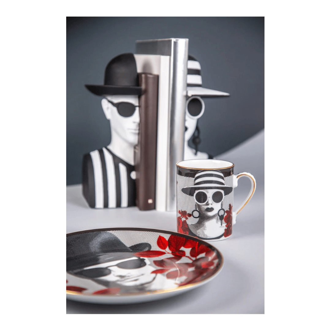 FERMALIBRO MR. BLACK & MRS. WHITE H26CM