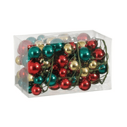 Ghirlanda Palline Mix 180 cm Multicolore