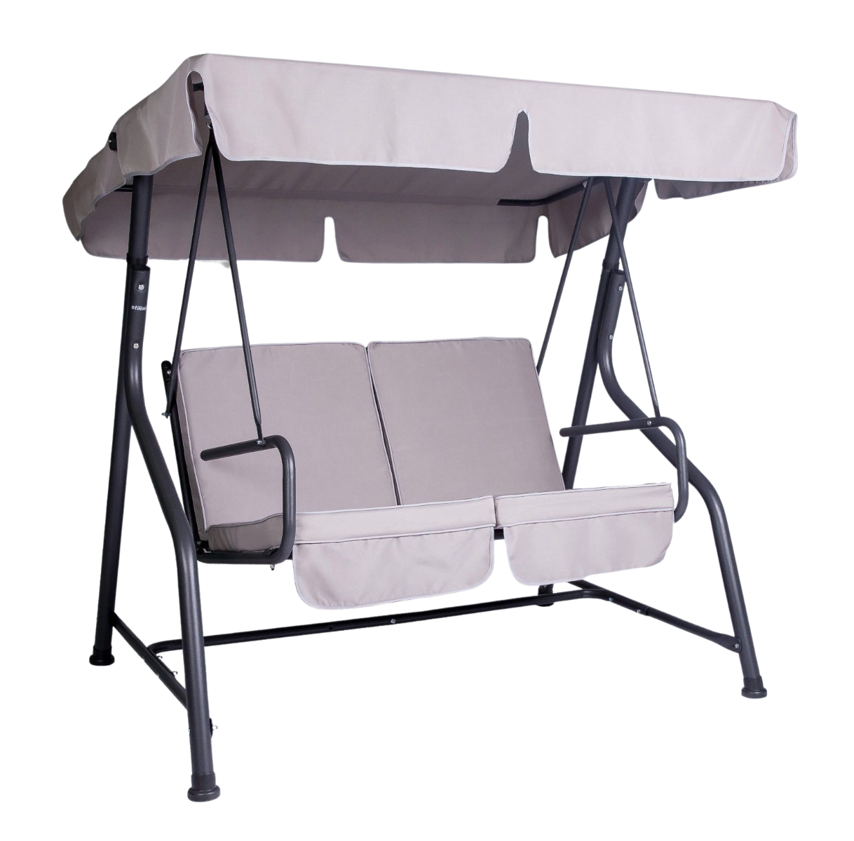 DONDOLO 2 POSTI IN ACCIAIO BRIO 153X109X154CM