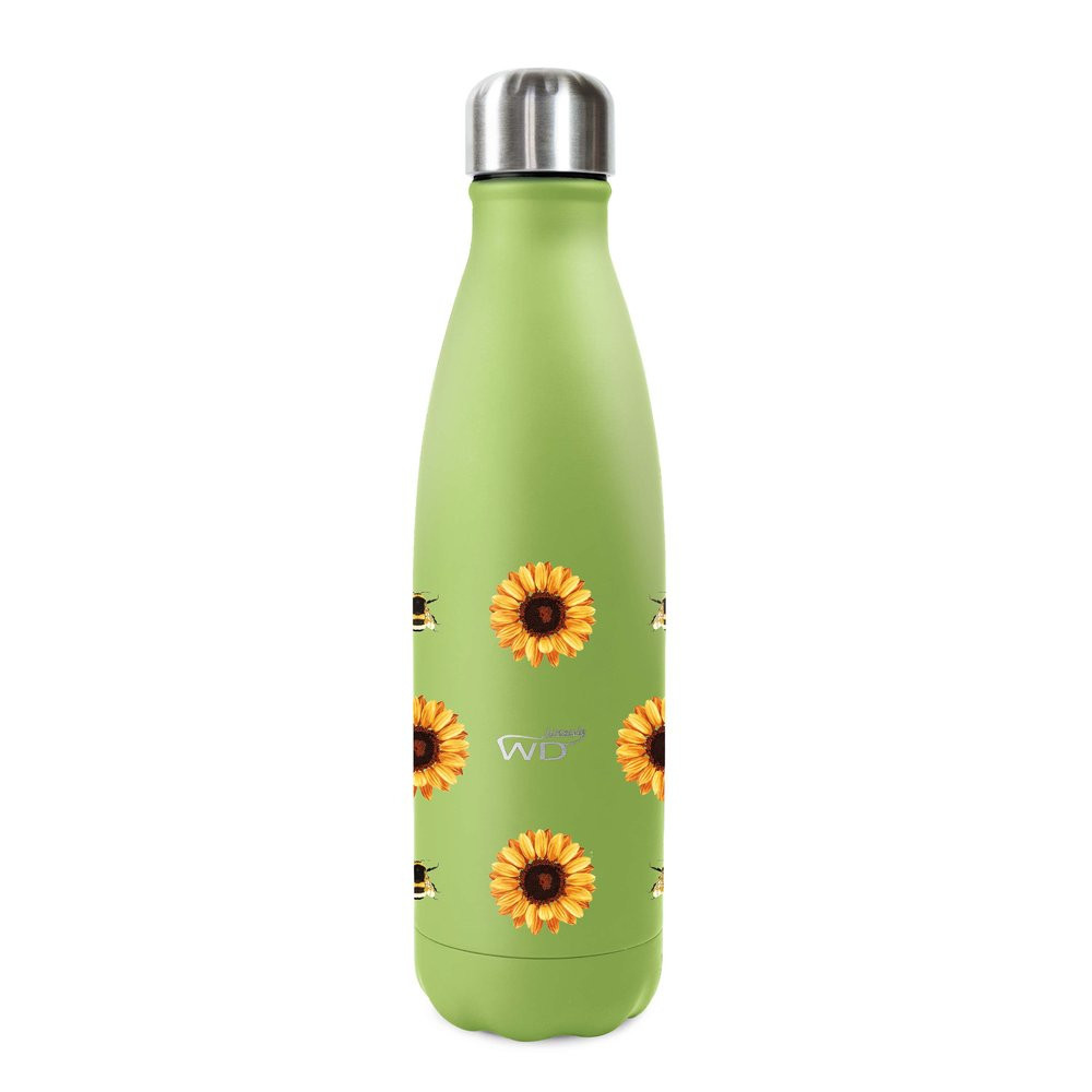 BOTTIGLIA TERMICA 500ML DECORAZIONE GIRASOLI