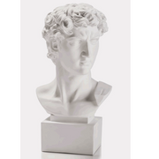 BUSTO BIANCO DAVID DI MICHELANGELO 18 CM LAMART