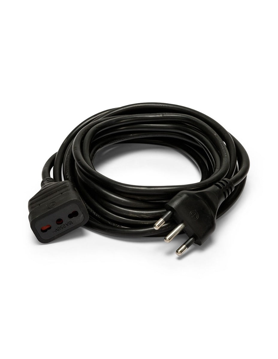 PROLUNGA 3 MT SPINA E PRESA 16A CAVO 3G1 MM² NERO
