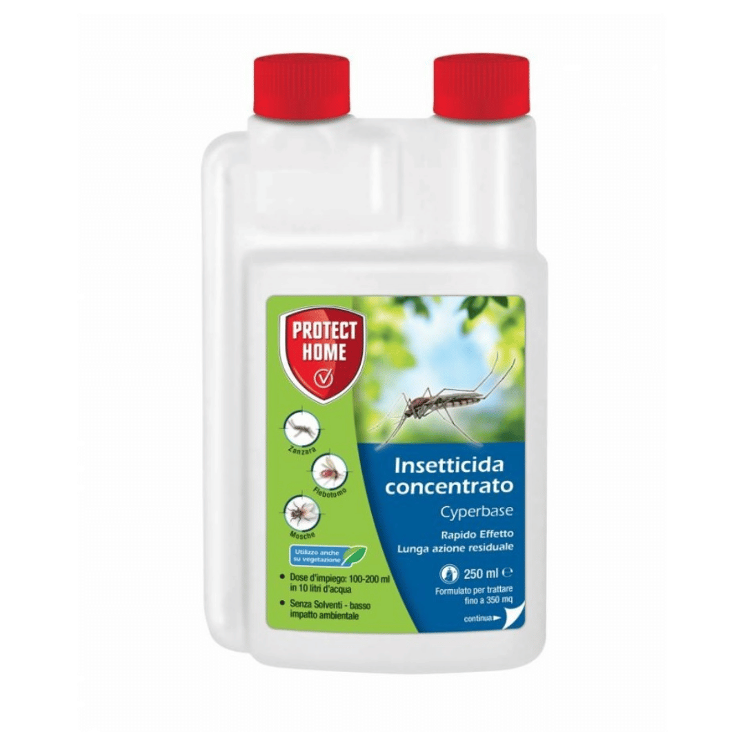 CYPERBASE ANTIZANZARA INSETTICIDA MULTI INSETTO CONCENTRATO 250ML