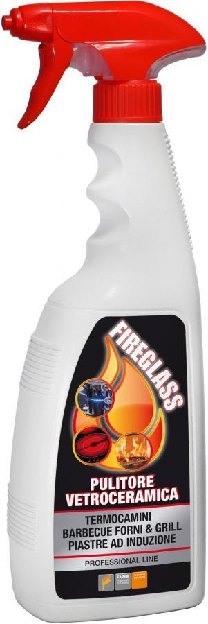 FAREN FIREGLASS NEBULIZZATORE PULITORE VETROCERAMICA E TERMOCAMINI 750 ML