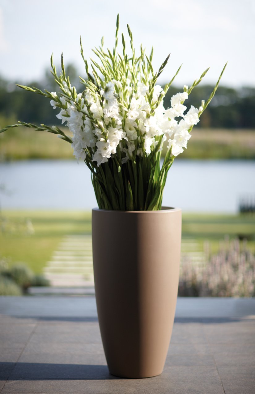 VASO PURE SOFT ROUND HIGH 30CM COLORE A SCELTA