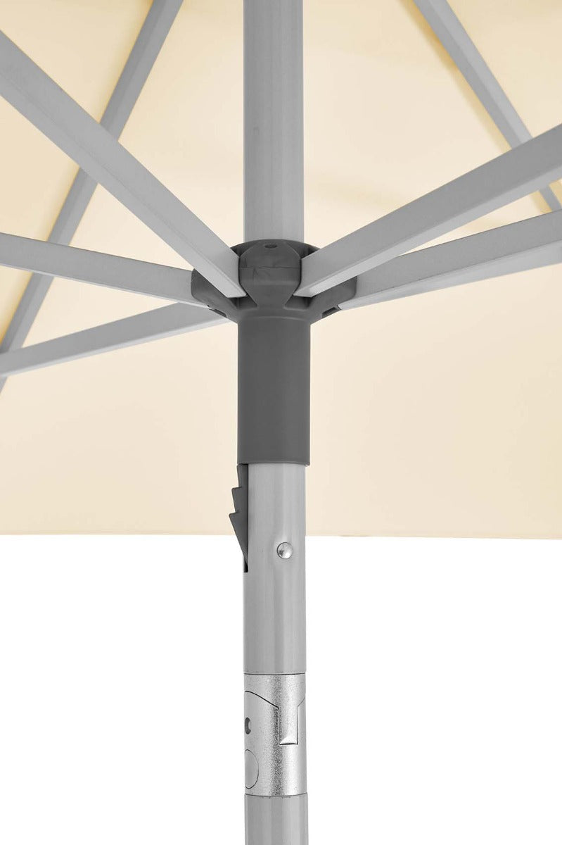 OMBRELLONE PUSH UP DIAM.250CM ECRU PALO CENTRALE