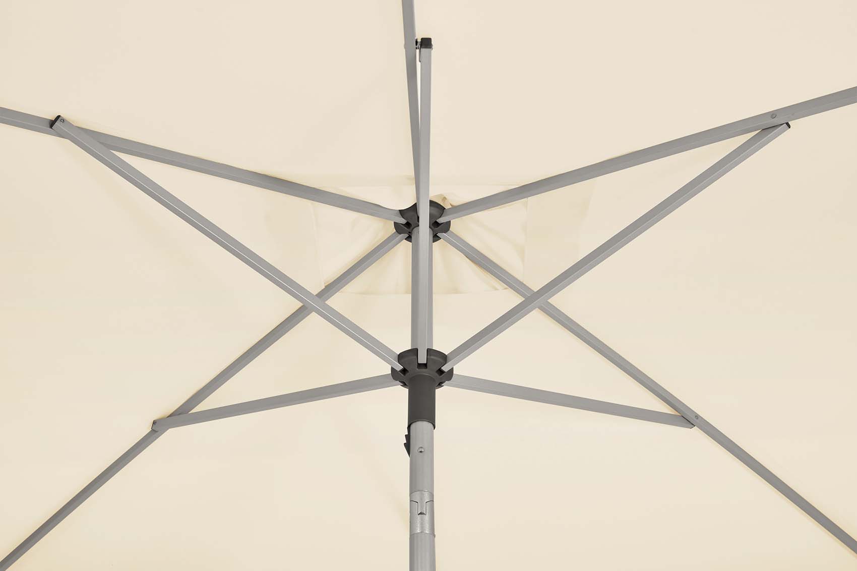 OMBRELLONE PUSH UP DIAM.250CM ECRU PALO CENTRALE