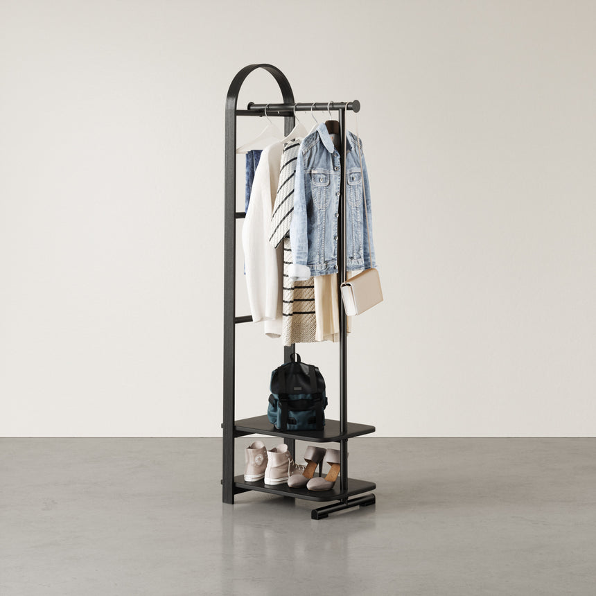 Appendiabiti Bellwood 39 x 44 x 168 cm Nero UMBRA