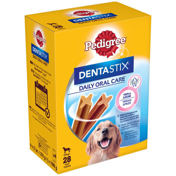 PEDIGREE DENTASTIX MULTIPACK PER CANI DI TAGLIA GRANDE 28 PEZZI