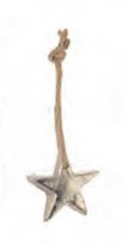 PENDAGLIO NATALIZIO ERIK STELLA ARGENTO 5CM