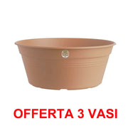 OFFERTA 3 VASO PER BULBI GREEN BASICS BOWL 38CM MILD TERRA