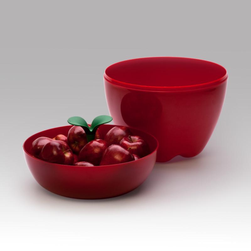 CONTENITORE PER LA FRUTTA  "HAPPLE" MELA ROSSO