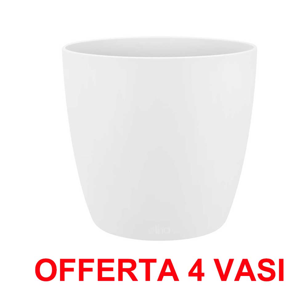OFFERTA 4 VASO BRUSSELS ROUND MINI 9,5CM WHITE